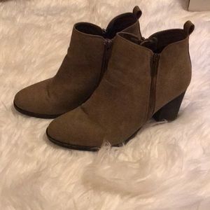 Wet Seal Brown Booties Size 10